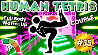 HUMAN TETRIS CO-OP 💥 | 2 Player Survival Challenge | Full Body Warm Up #35 screenshot 1