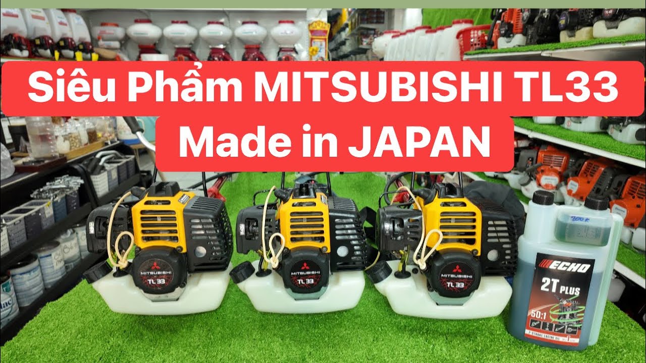 07/03 Máy Cắt Cỏ MITSUBISHI TL33-Nòng 36mm (33cc) Zin Nguyên Bản JAPAN Đẹp 90% Bảo Hành 12 Tháng