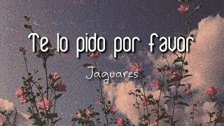 Video thumbnail of "Te lo pido por favor - Jaguares ❤️ (Letra)"