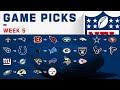 NFL Week 5 Game Picks