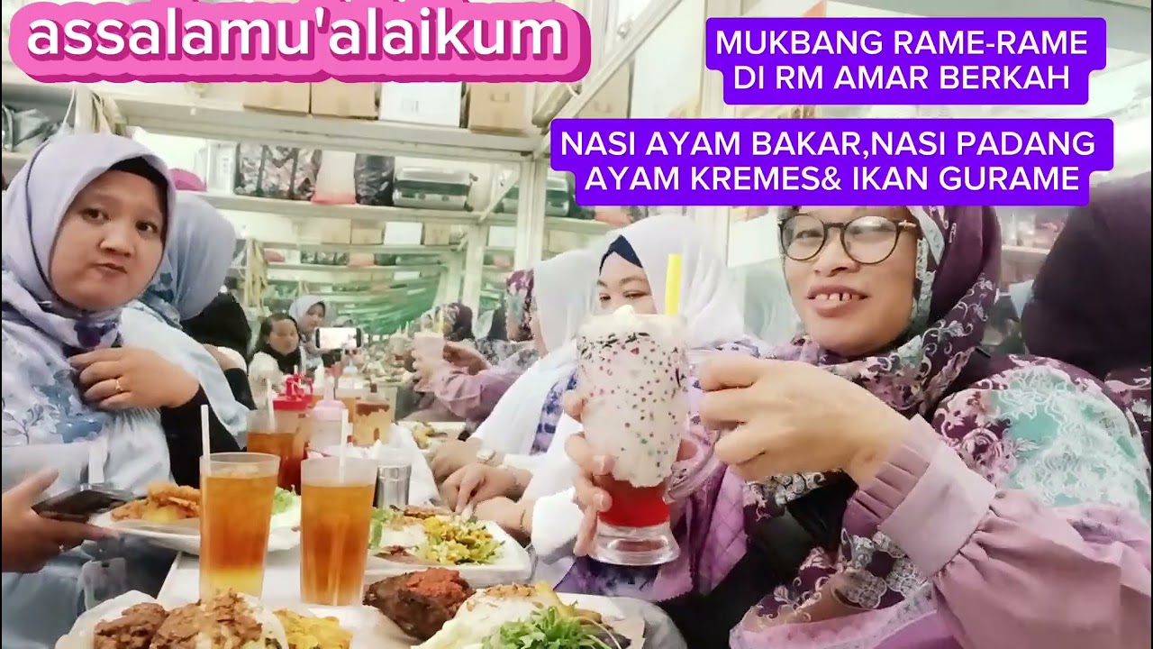 vlog keseruan mukbang rame-rame di RM AMAR BERKAH #vlog #vlogbmihongkong