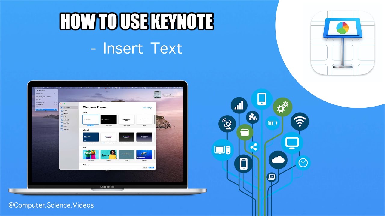 Insert Example On Computer How to INSERT Text On Your Keynote Application On a Mac / Desktop ...