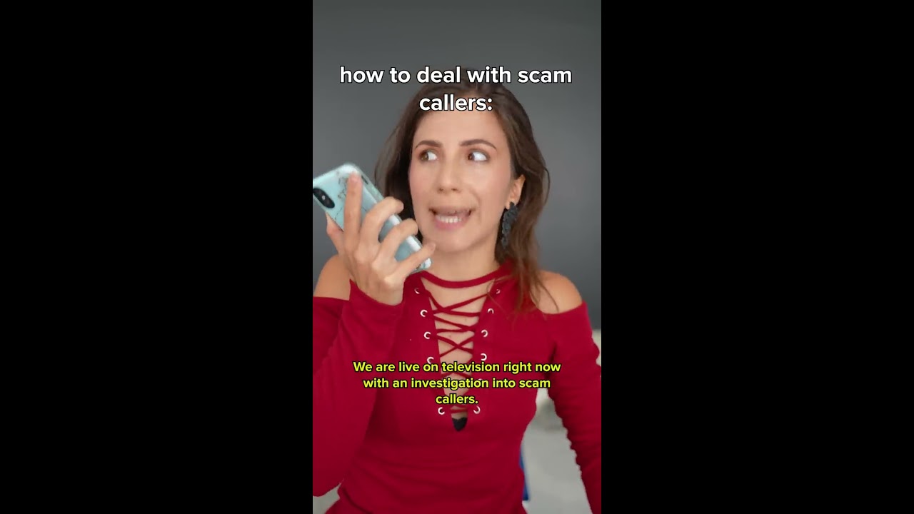  POV You Get A Scam Caller Funny Prank Skit Shorts