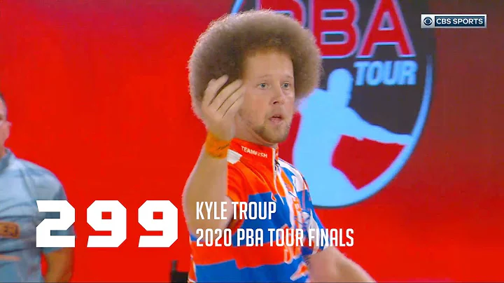 PBA Nearly Perfect | Kyle Troup Bowls 299 Game in ...