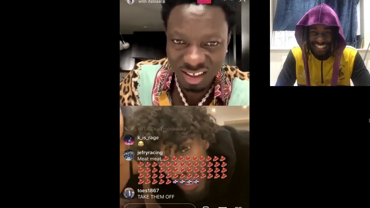 Ato Reacts To Michael Blackson Roasts Blackcharcoal On Insta Live Youtube