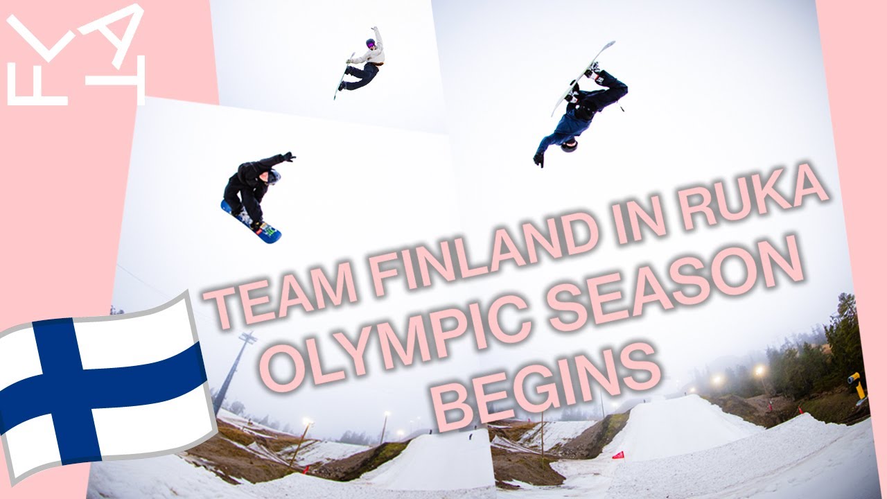 Team Finland Snowboarding in Ruka I Olympic Season Prep