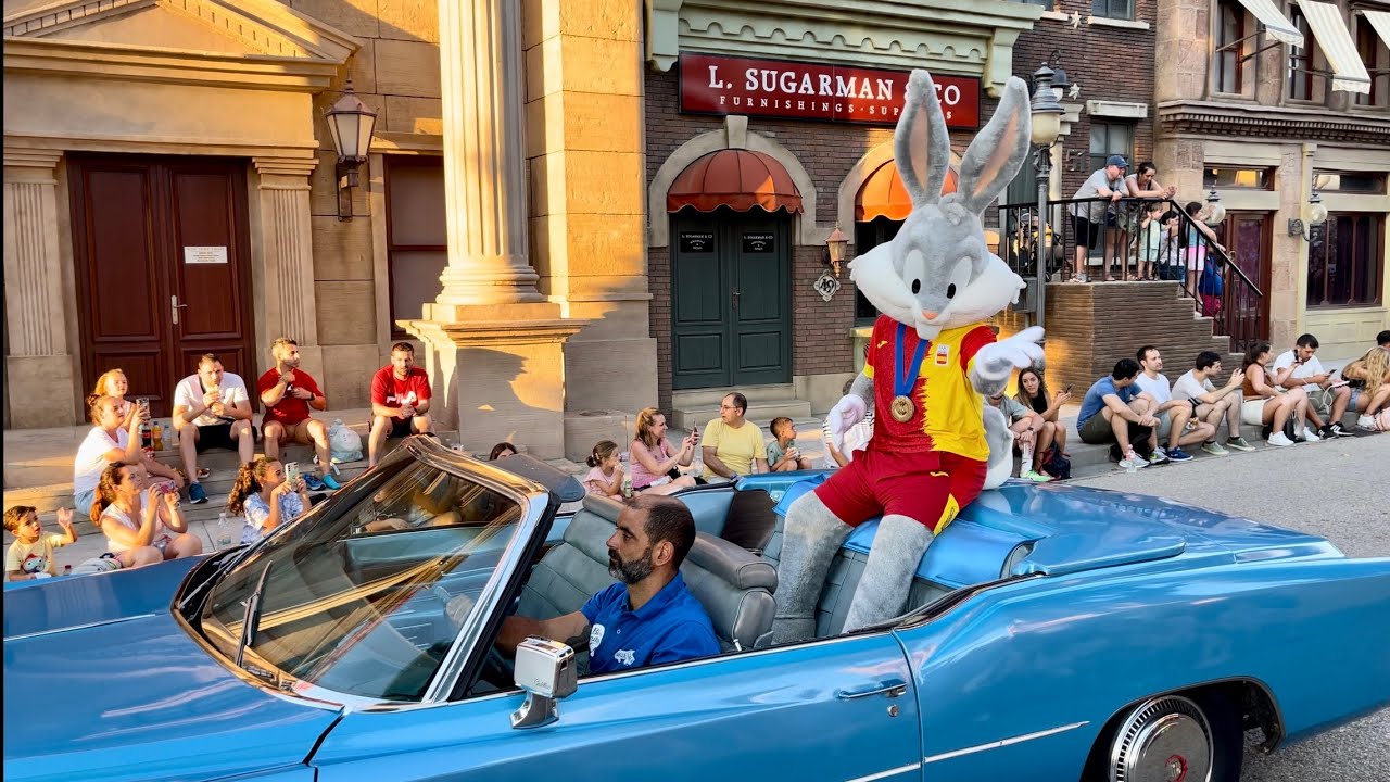 [4K] DESFILE PARQUE WARNER MADRID 2024 - ESPECIAL OLIMPIADAS