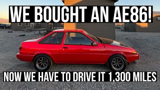 AE86 Toyota Corolla 1,300 mile mega road trip. (The Movie)