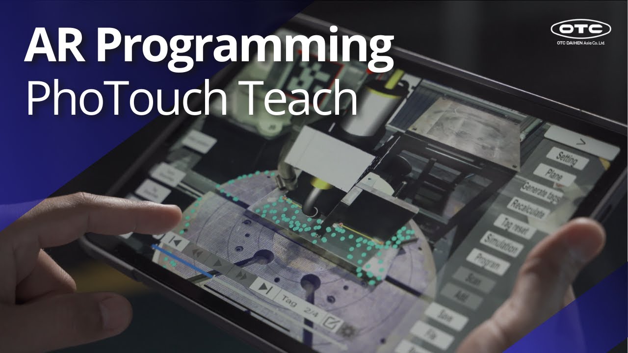 AR Programming for welding by OTC DAIHEN - YouTube