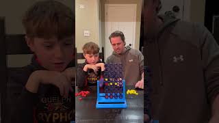 Connect 4 spin #game #father #son #competition #familyfun #games #parenting