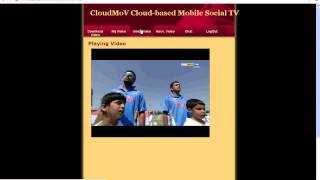CloudMoV: Cloud-based Mobile Social TV