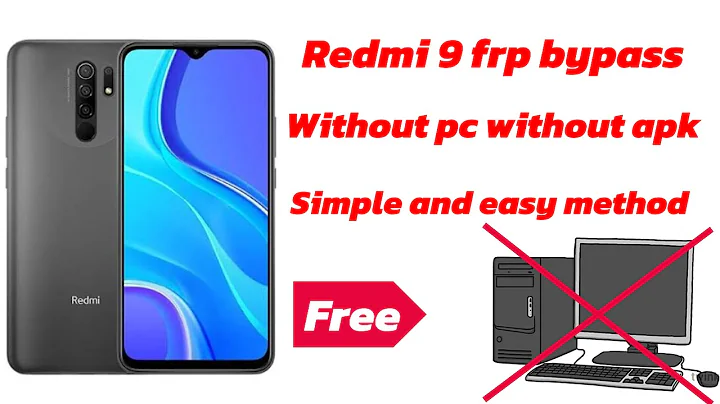 Redmi 9 frp bypass without pc simple method work 100% ✔️✔️