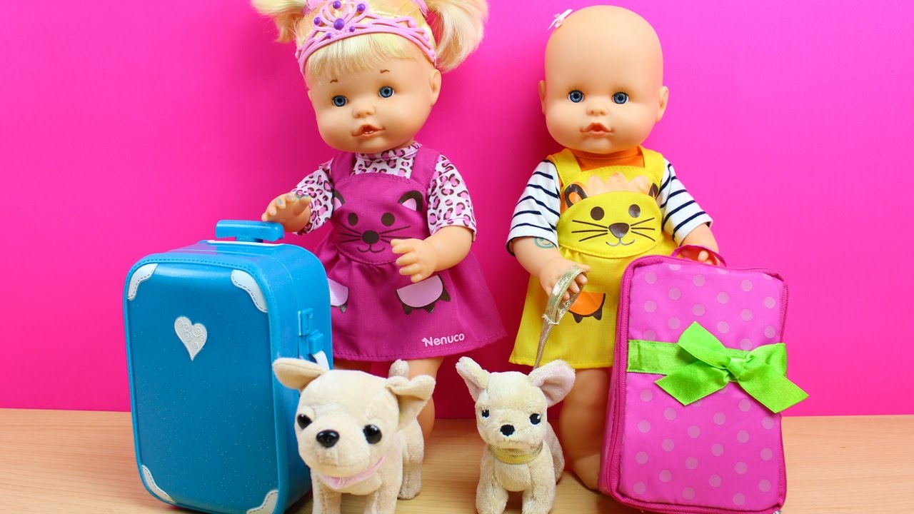 Mensaje para Suscriptores | Las Bebés Nenuco Hermanitas Traviesas la maleta - YouTube