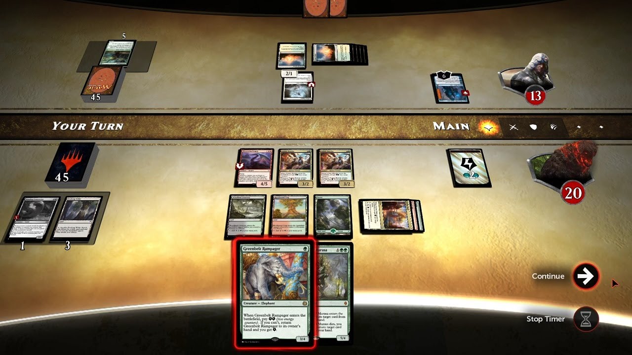 Magic Duels - lovebirdss' Bant Midrange GUW 36 vs Jund Midrange Energy BGR 40 - Game 8