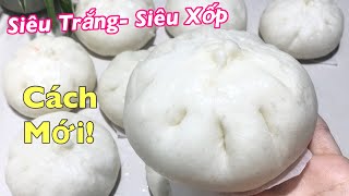 BÁNH BAO Cách pha bột Bánh Bao Chay Mềm Bông Xốp chỉ cần dùng 1 loại bột mì không cần pha trộn