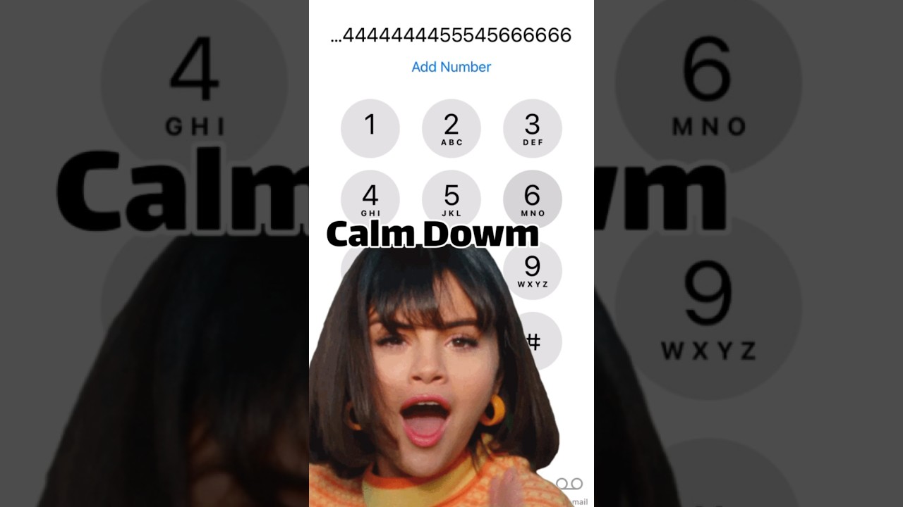 Coolest 2022 Song with my phone keypad | Calm Down | Dance Music  