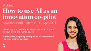Webinar: how yo use AI as your innovation co pilot