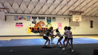 2019 Tigers Stunt Group Routine - Middle school cheer team