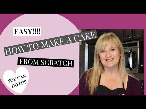 how-to-make-a-cake-from-scratch---easy!!