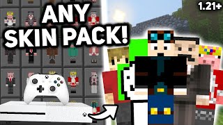 NEW How To Get Custom Skin Packs on Minecraft Xbox! Working 2024! 1.21+