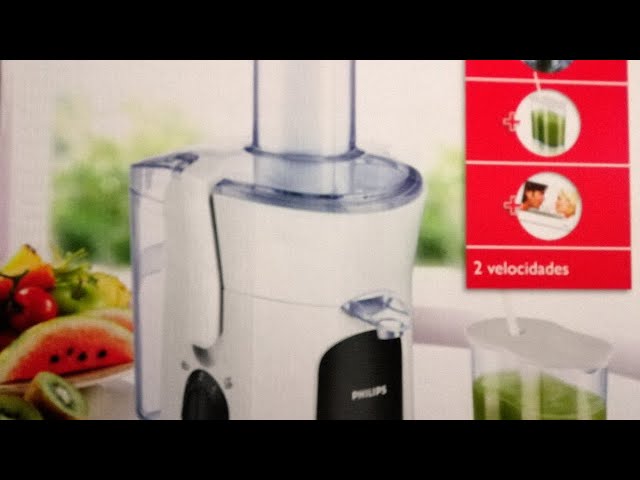 Philips Juicer HR1854 + test - YouTube