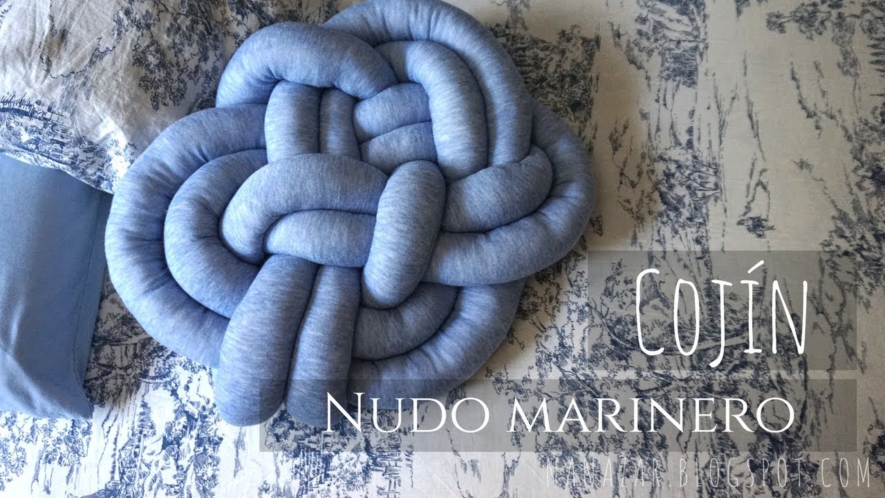 Cojín nudo marinero (Knot pillow Sailor/Celtic) 