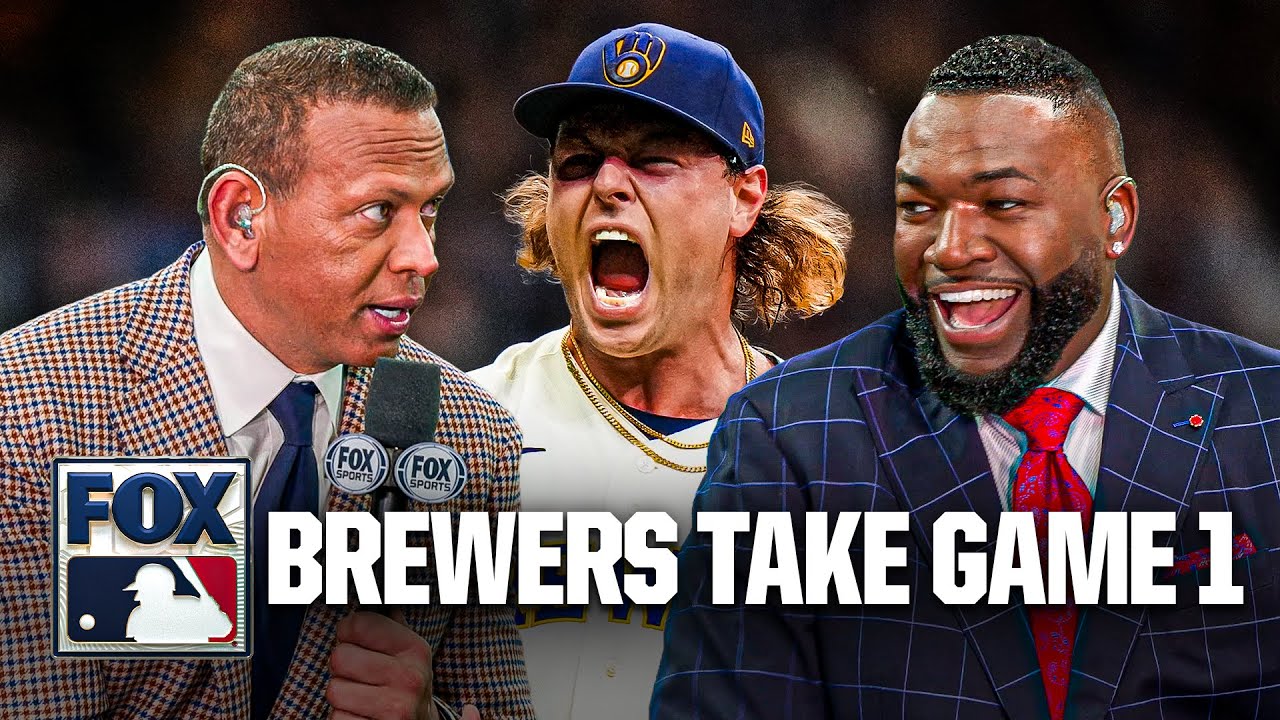 BREWERS WIN GAME 1! Jeter, Big Papi & A-Rod React to CLUTCH World Series Game 1 Victory Over Rays
