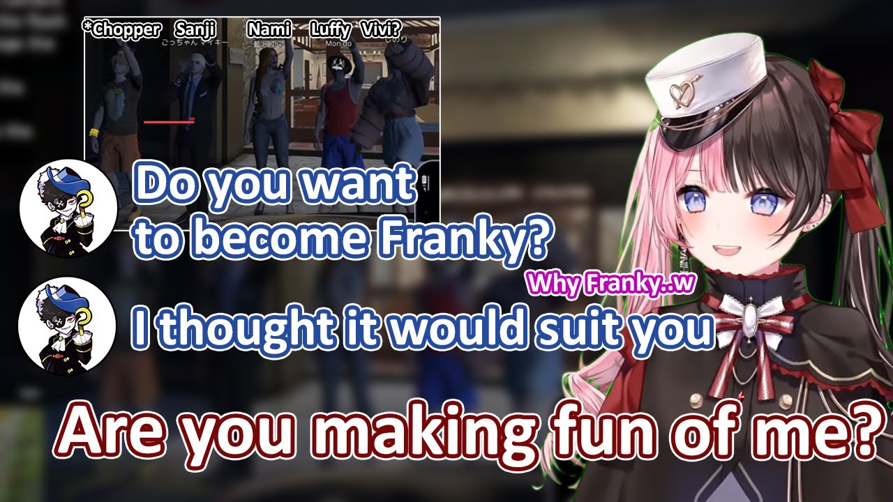 【MADTOWN】Mondo Trying to Recruit Hinano to His Pirate Crew to Fill Franky Slot【Tachibana Hinano/Vspo
