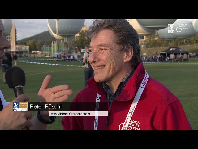 REPLAY - Coupe Aéronautique Gordon Bennett 2018 - Interview Peter Pöschl (GER)