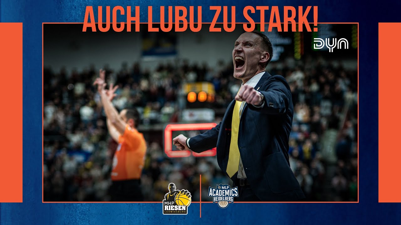 Highlights: MHP RIESEN Ludwigsburg - MLP Academics Heidelberg (Saison 2025/26) easyCredit BBL | Dyn