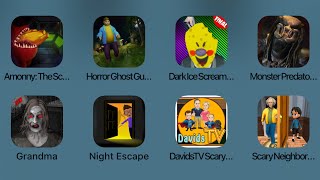Amonny,Horror Ghost Guest,Dark Ice Scream,Monster Predator,Grandma,Night Escape screenshot 4
