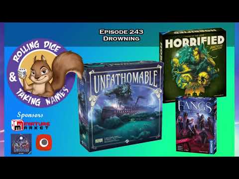 Episode 243: Unfathomable, Fangs, Horrified – American Monsters