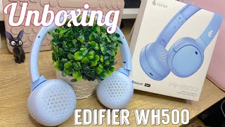 Unboxing Edifier WH500 Wireless Earphones 2022 by Nelle Gomez 238 views 1 year ago 6 minutes, 33 seconds