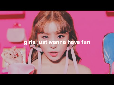 [fmv]-→-|-kpop-multifemale-80's-edit---girls-just-want-to-have-fun-|