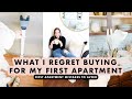 What I Regret Buying For My First Apartment