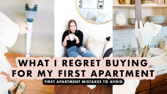 MOVING INTO MY FIRST COLLEGE APARTMENT *Apartment Essentials HAUL* (what  you actually need) 