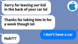 【Apple】 My sister-in-law leaves her child in some stranger's car, thinking it was mine...