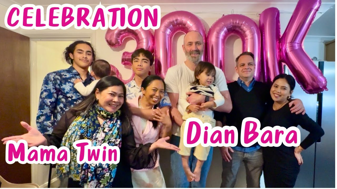 SYUKURAN BARENG @Dian Bara  @Shmin  @Twins Family Di Inggris  Tumpengan kumplit 😋