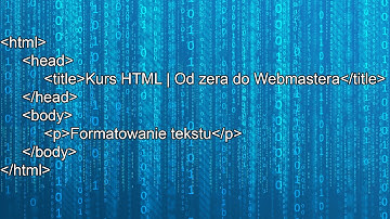 Hurs HTML - Od zera do webmastera #3 - Formatowanie tekstu