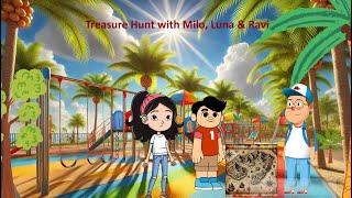 Treasure Hunt with Milo, Luna & Ravi | Adventure Stories for Kids