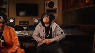 Snoop Dogg and Eminem chatting about how Eminem forgot he was in the \\