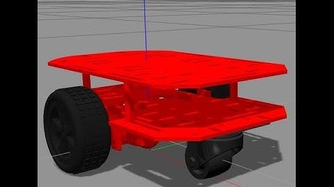 Differential drive mobile robot in Gazebo
