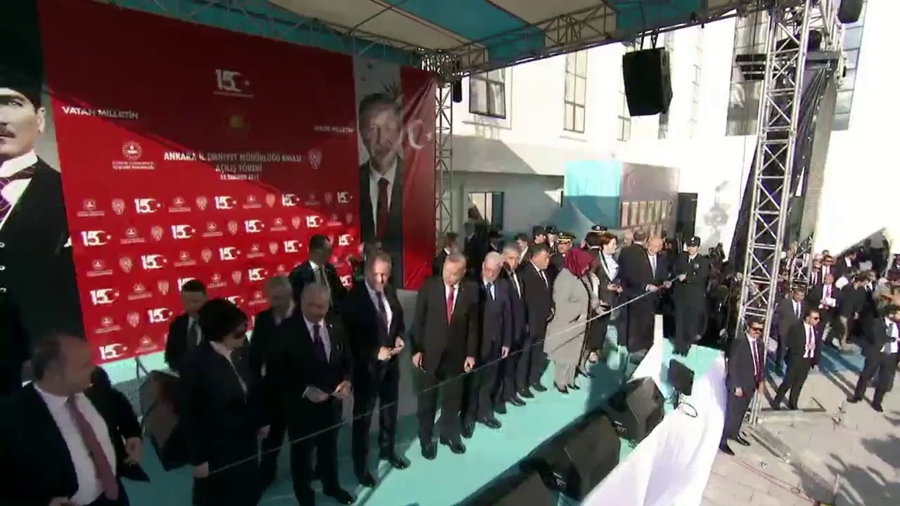 Ankara Emniyet Müdürlüğü Yeni Binası Açılış Töreni... #15TEMMUZDESTANI