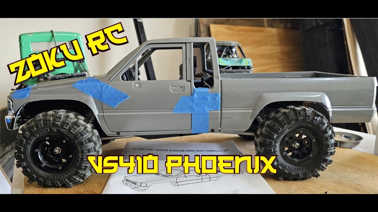 87 Xtra Cab on a Zoku Phoenix Chassis - YouTube