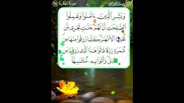 سورة البقرة الآية ( 25 )