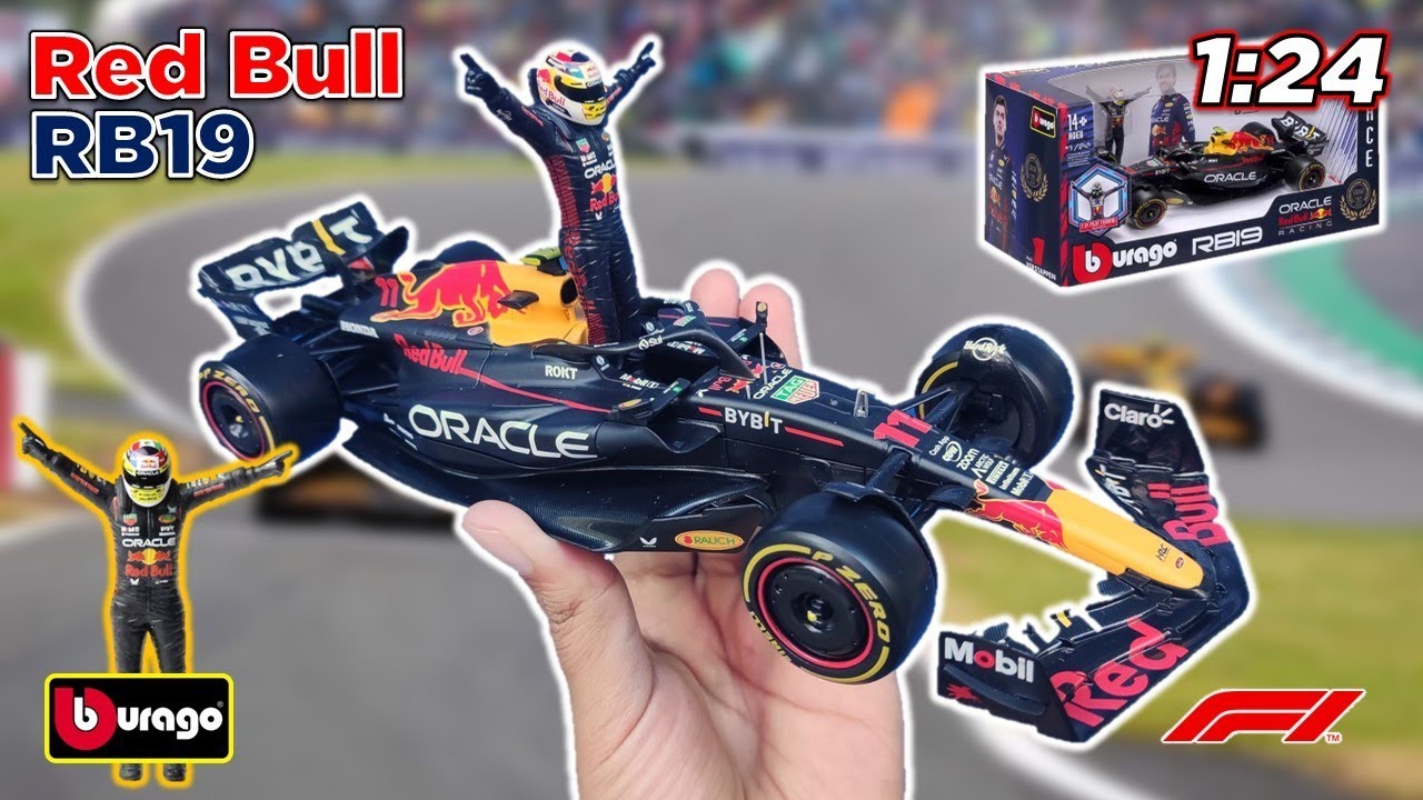 Red Bull Racing RB19 With Driver Figure Bburago 1:24! | Review