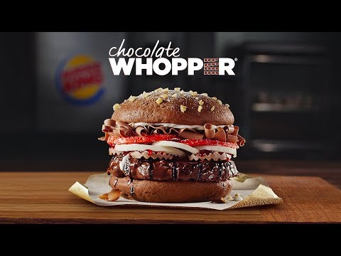 Capa de Burger King | Chocolate Whopper
