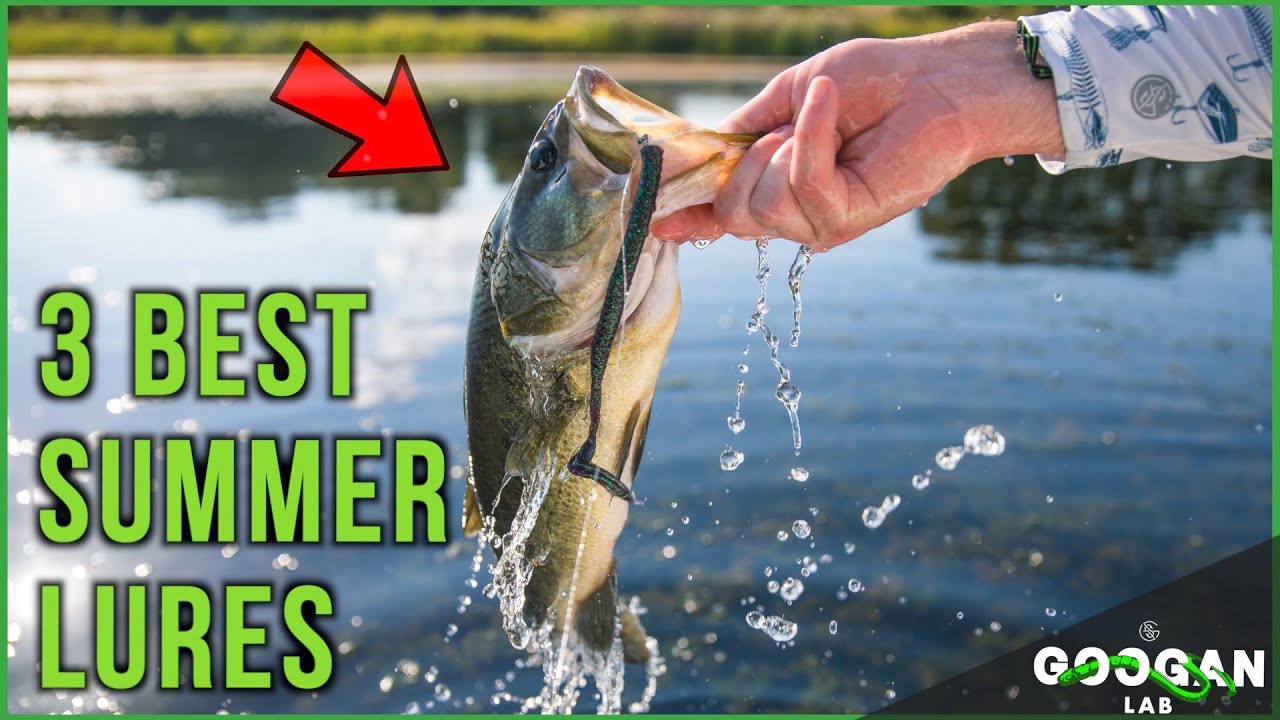 The BEST 3 SUMMER Fishing LURES! ( BASS FISHING TIPS ) 