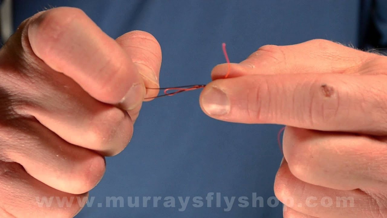 Quick Fly Fishing Tip Tying the Blood Knot YouTube