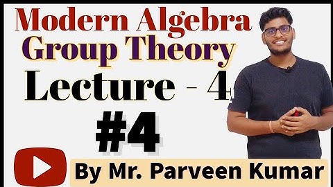 Modern Algebra - 4 || Symmetric or Permutation Group ||